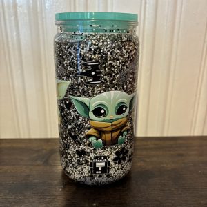 baby yoda acrylic snowglobe