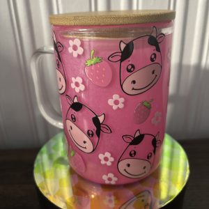 strawberry cow mug