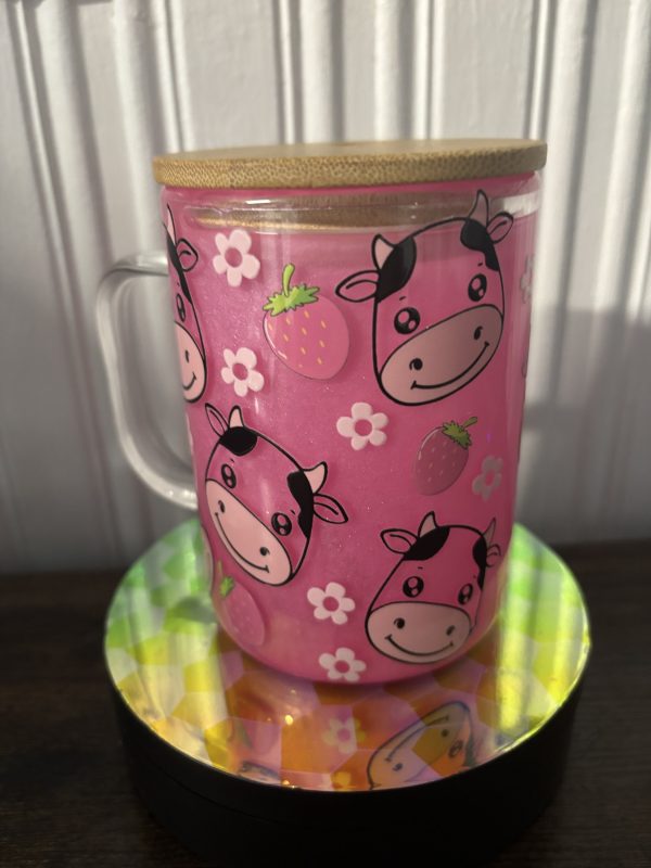 strawberry cow mug