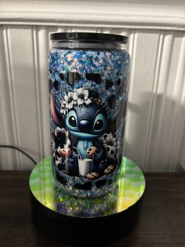 pre made stich glass handeled snowglobe - Image 3